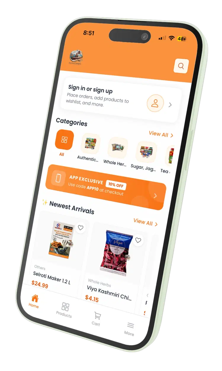 Darshan Delights mobile app preview