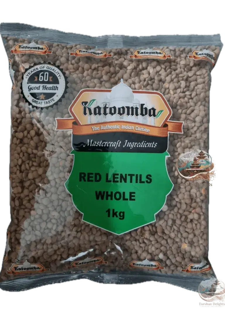 Katoomba red lentils whole(masoor) 1kg