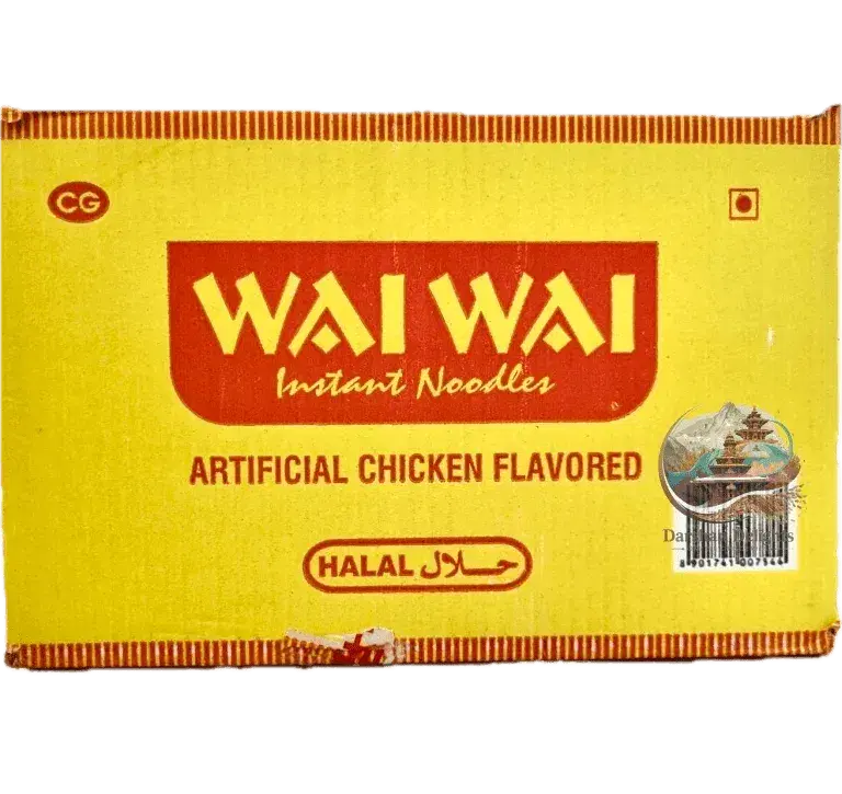 Wai wai chicken noodles 5pk-box