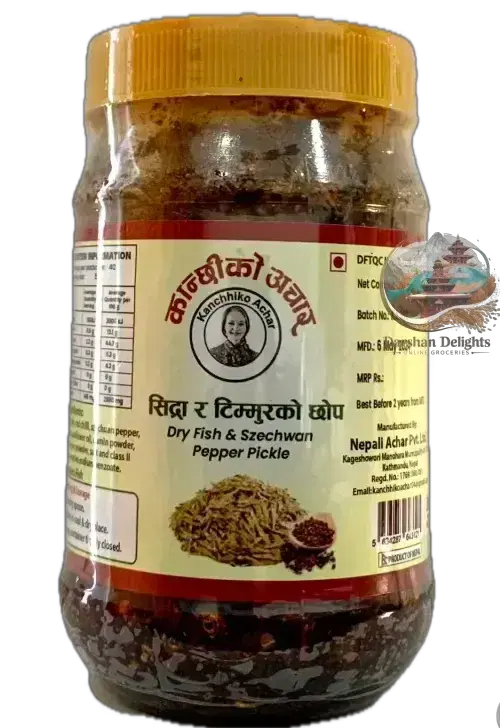 Dry fish & timur pickle  200gm (achar)