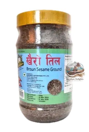 Sesame roasted brown ground 200g