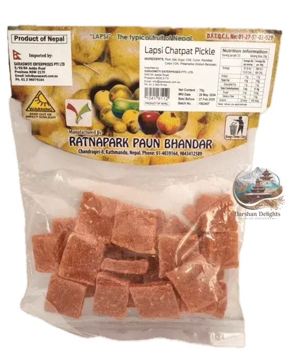 Ratnapark paun bhandar  lapsi chatpat pickle 75gm