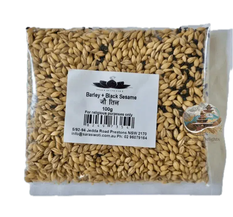 Barley & black sesame (jau til mix) 100gm