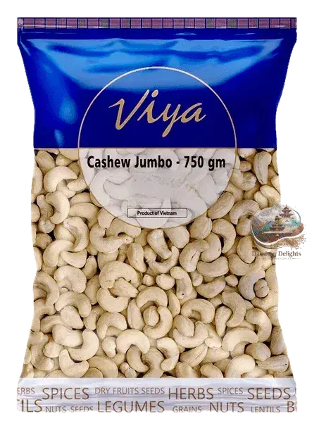 Viya cashew jumbo whole 750gms