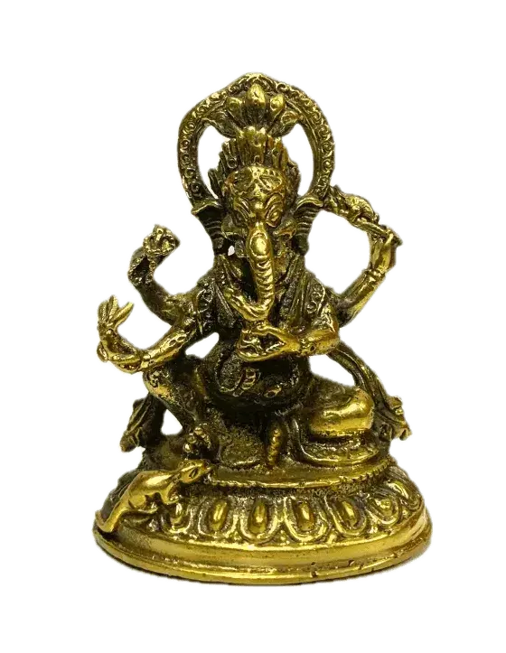 Brass ganesh statue