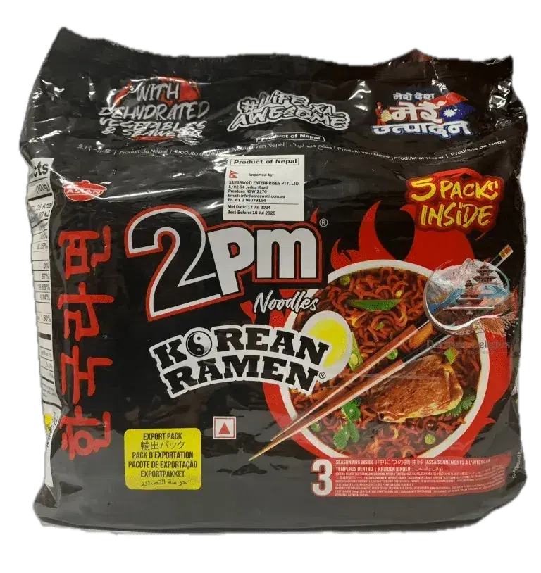 2pm korean ramen noodles 5pk