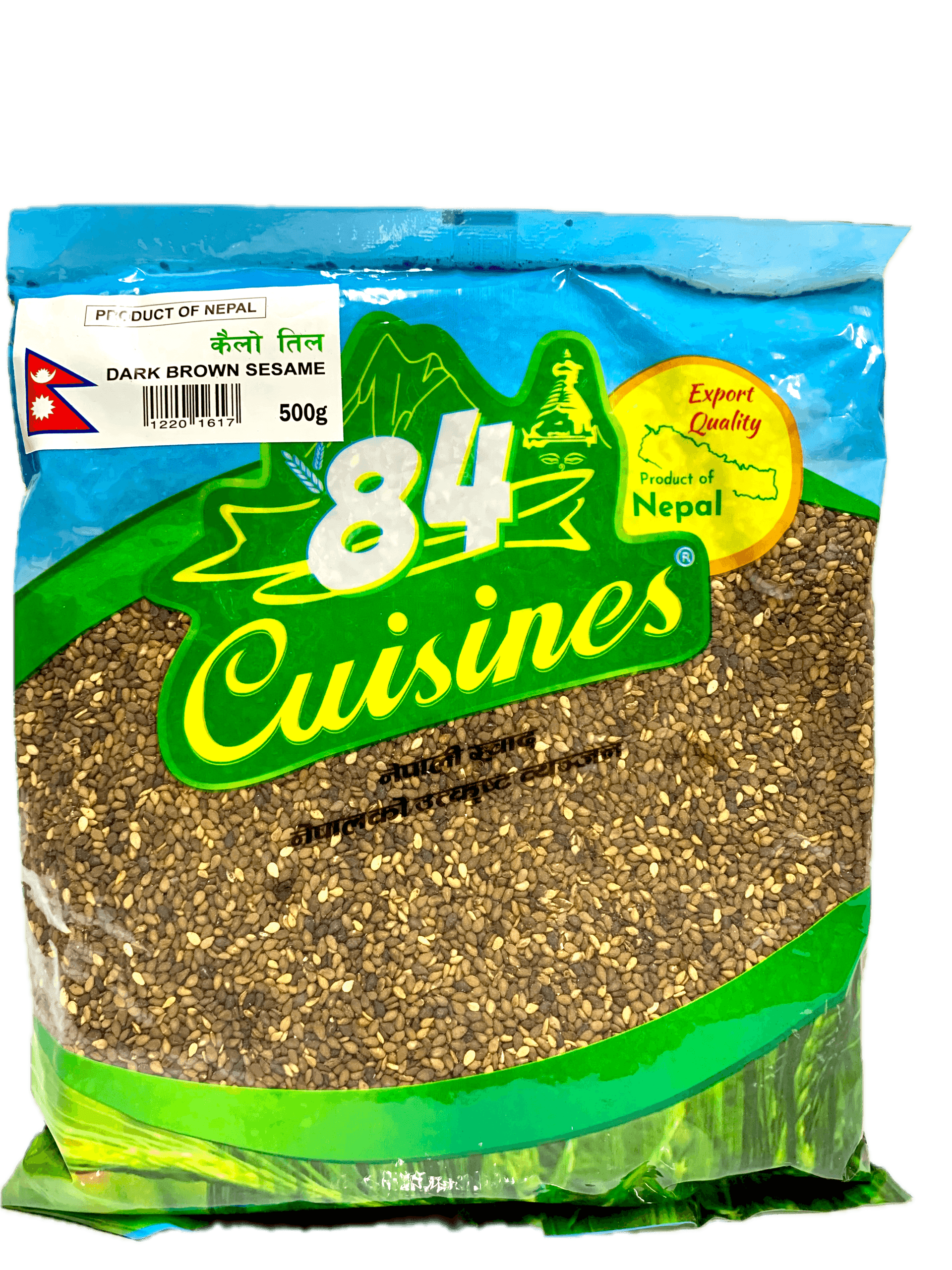 Dark brown sesame seeds 500g (kalo til)