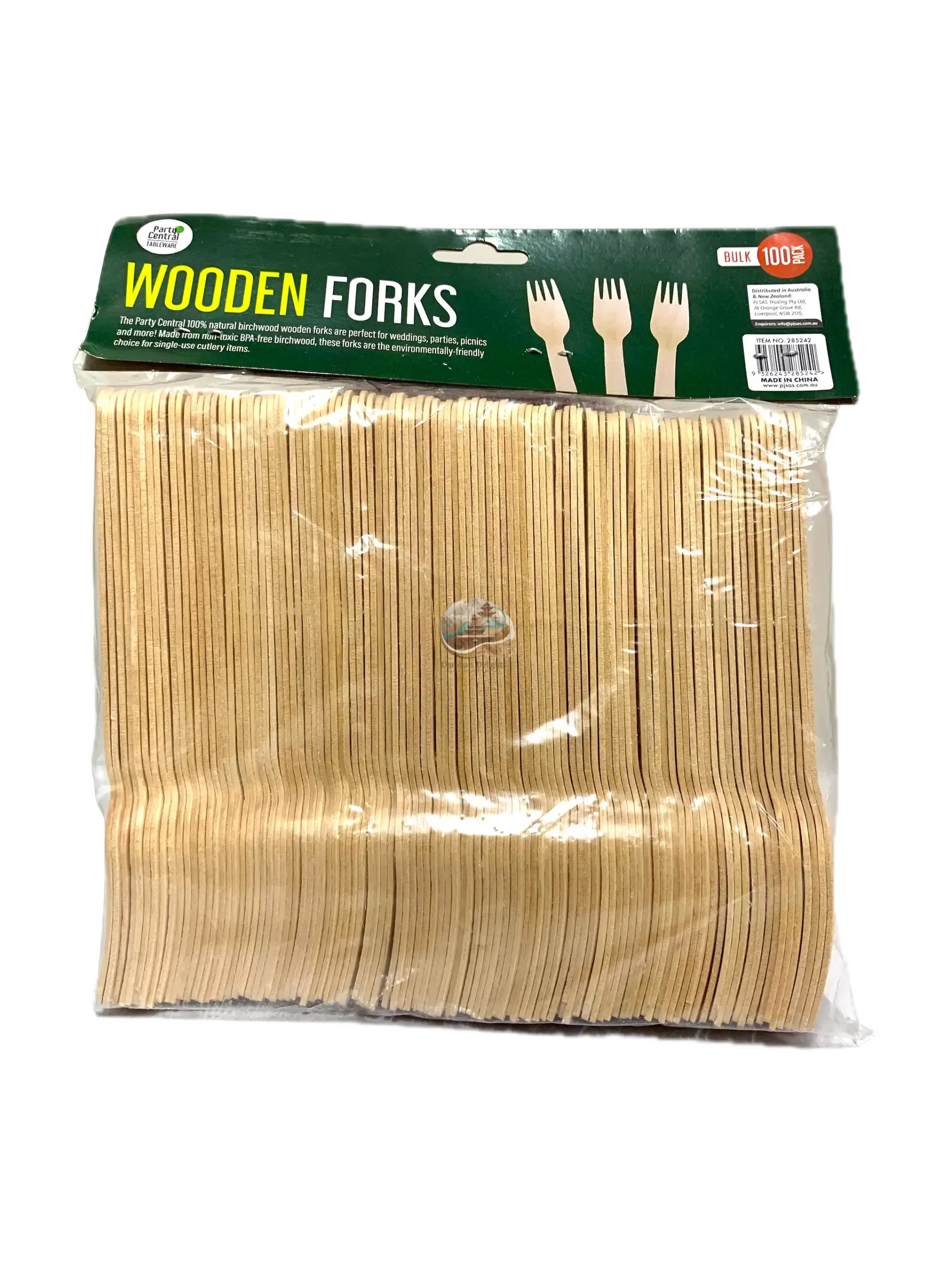 Wooden forks 100pk