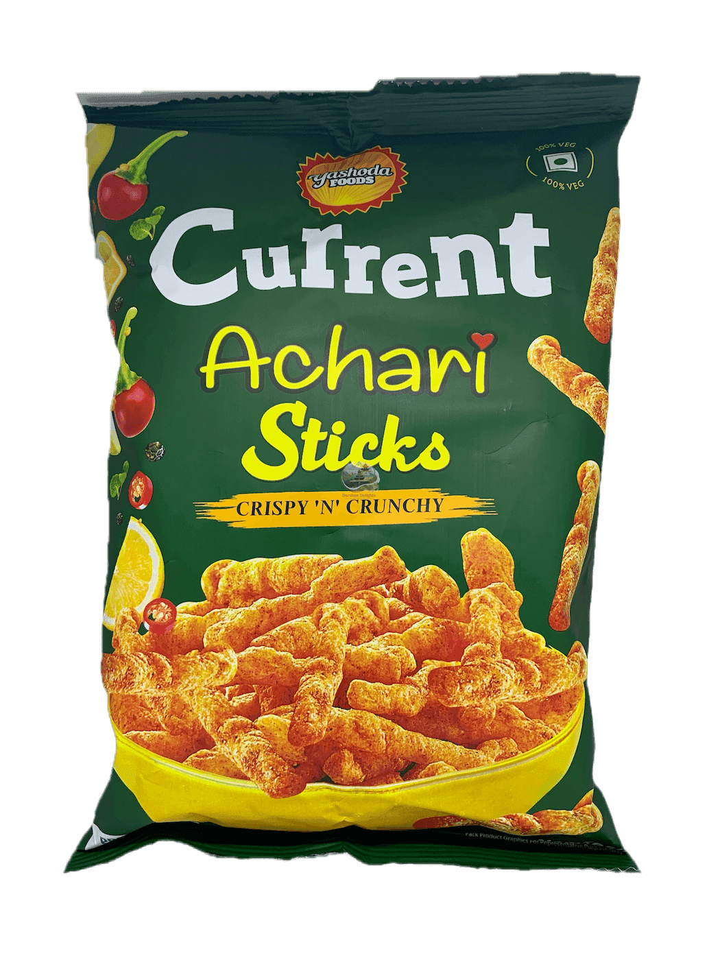 Current achari sticks