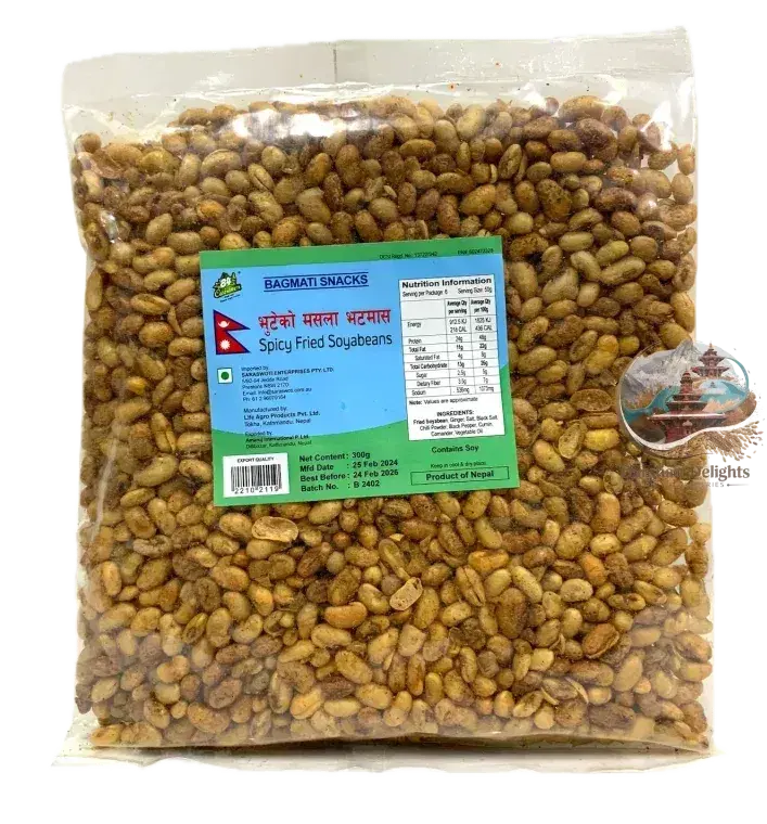 spicy fried soyabeans( Bhuteko Bhatmas) 300g